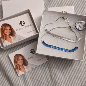 BNIB Daniela Swaebe Ring and Bracelet Set